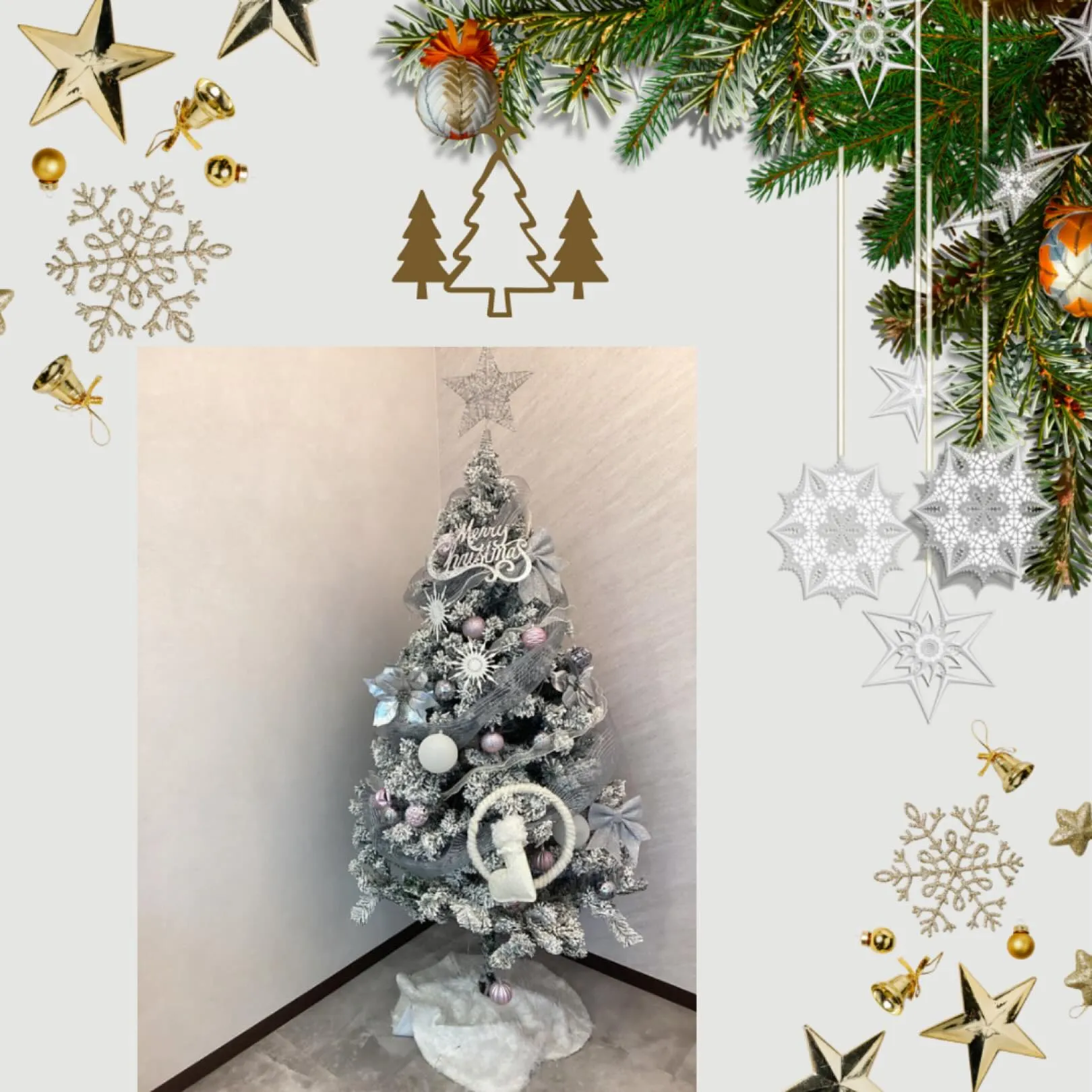 クリスマスツリー飾りました♪